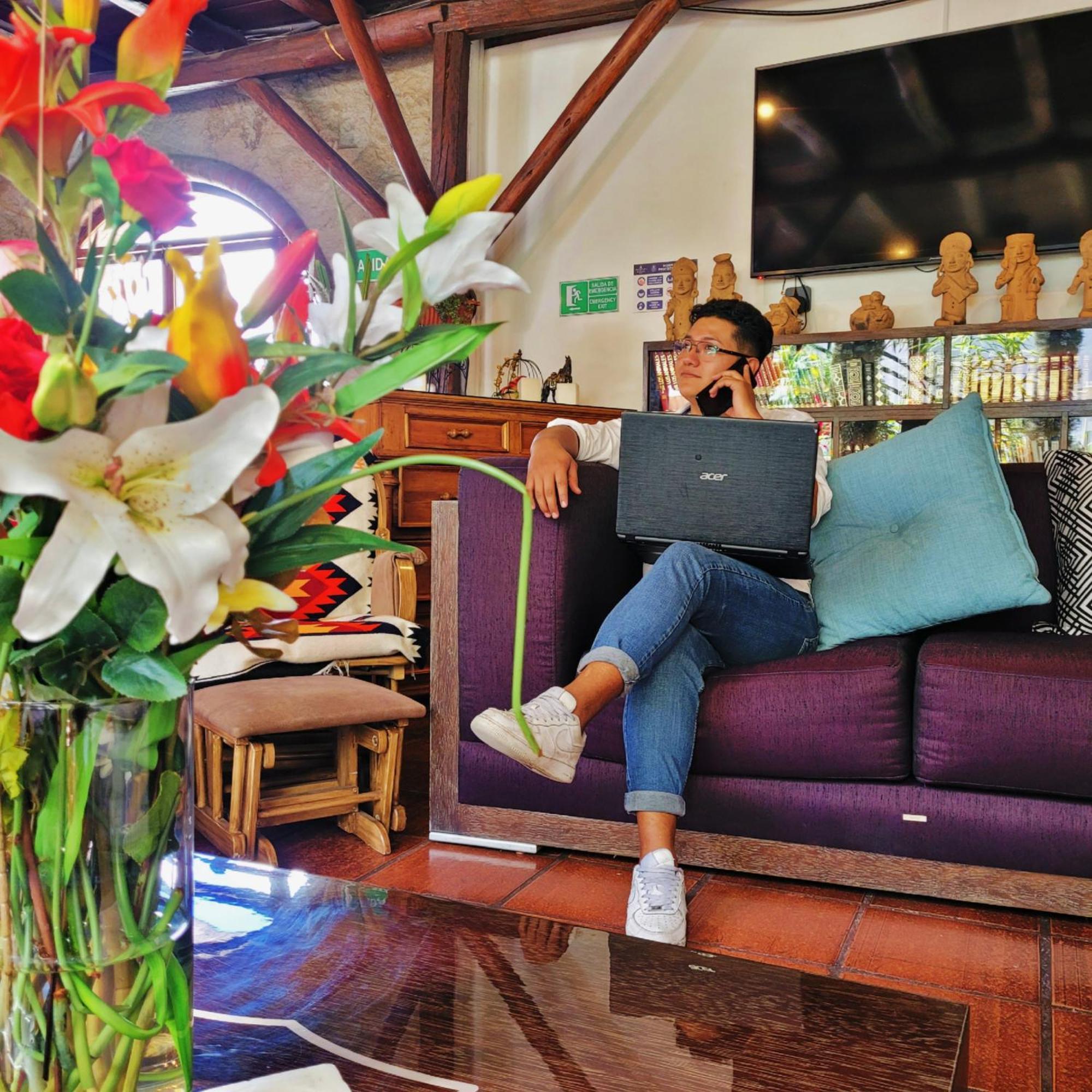 Hotel La Farola Cuenca Bagian luar foto